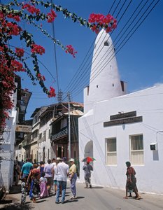 Veduta della Moschea di Mandhry da Unbekannt Unbekannt